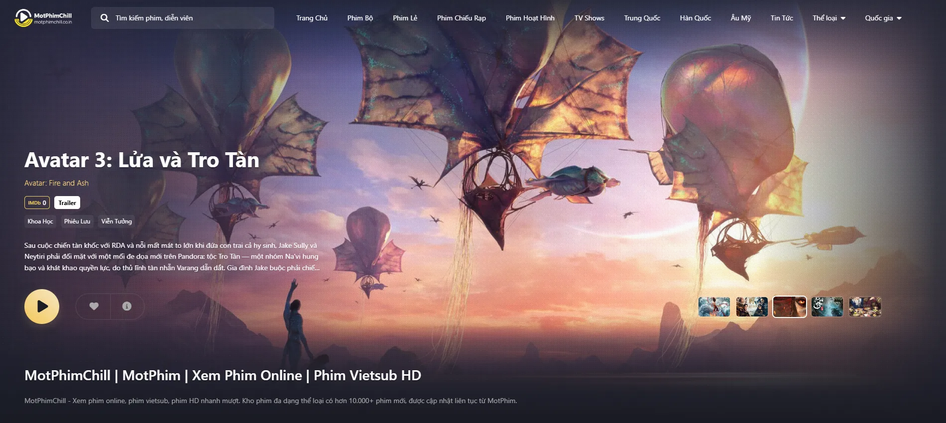 Điểm Nổi Bật Của MotPhimChill